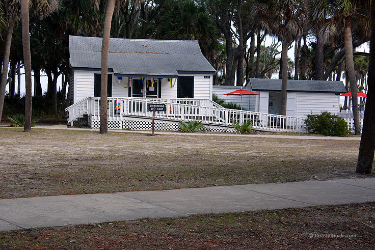 Gift shop at Hunting island State Park