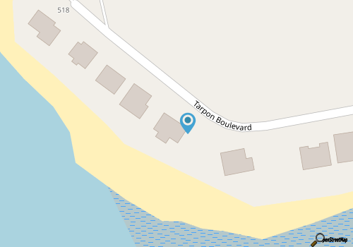 Oceanfront, Direct Beach Access, Panoramic Views - 510 Tarpon Blvd map location