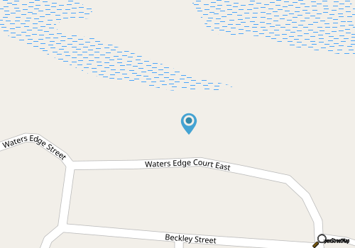 Conveniently located Waterfront Home map location