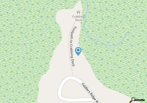 Serene Marshview Treehouse near Crabbing Dock with Golf Cart map location