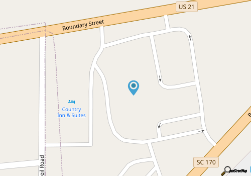 America's Best Inn Beaufort map location