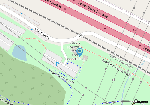 Saluda River Snorkel Tour map location