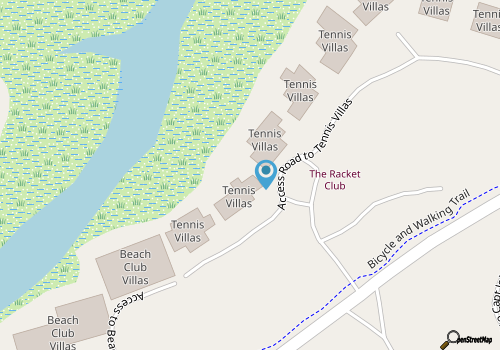 Pet Friendly, golf cart included, club cards available - 209 Tennis Villa map location