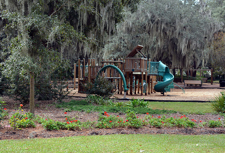 The playground at Pigeon Point Park