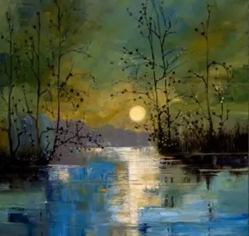 The Moody Marsh-In Acrylic