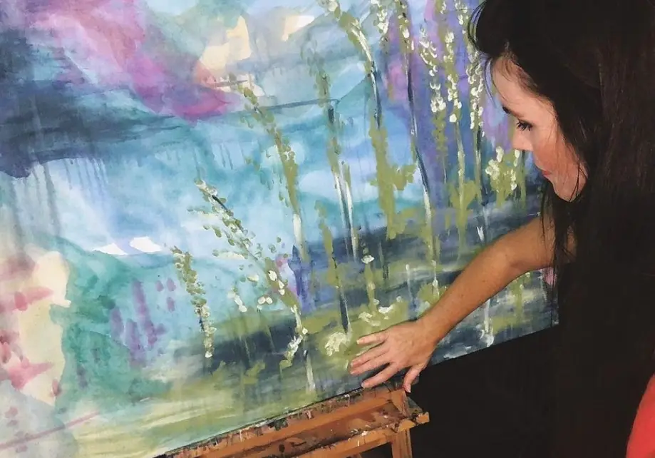 Sky & Water Study in Acrylic