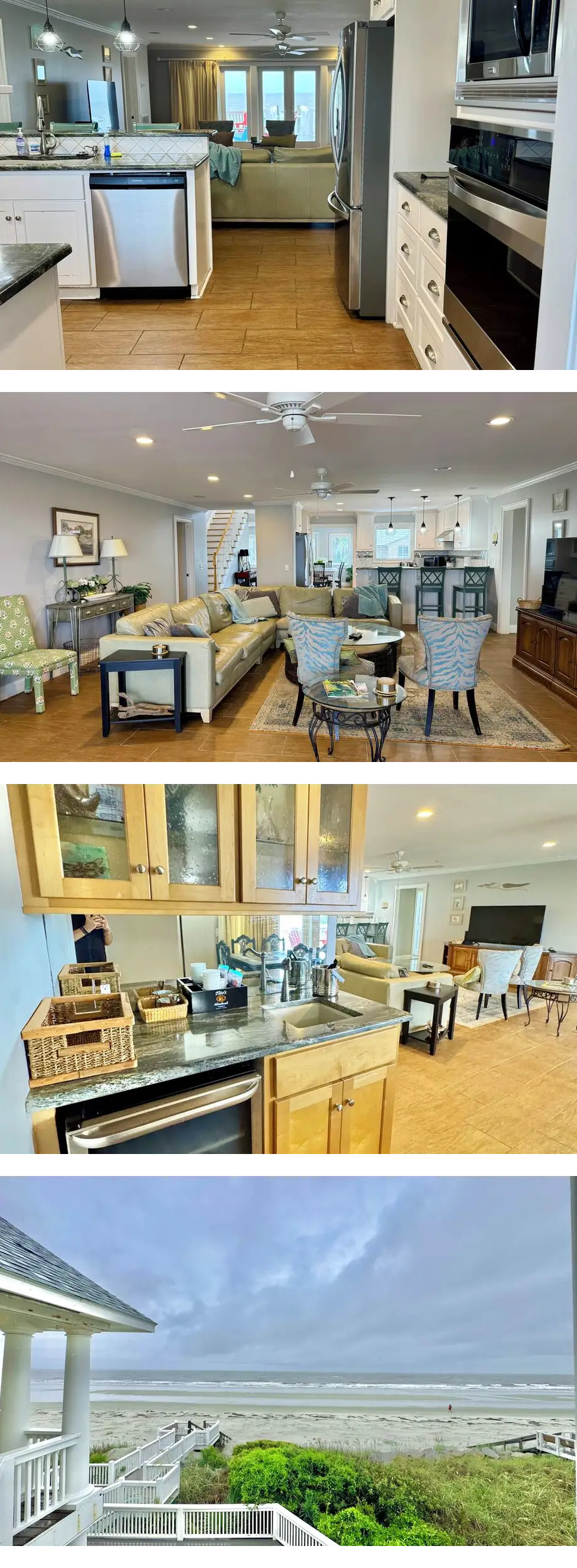 Oceanfront w/ sandy beach all day! 4100s...